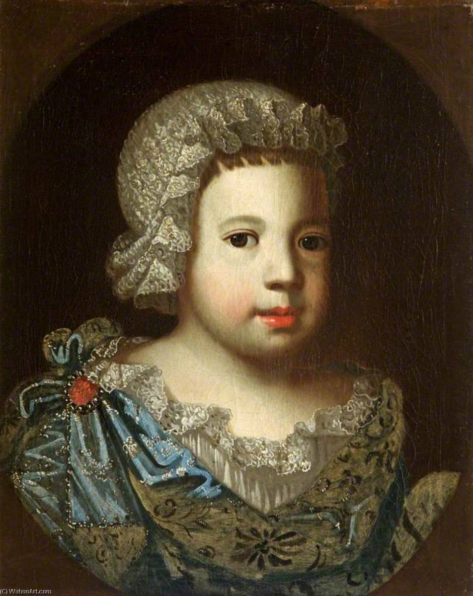 Buy Museum Art Reproductions Portrait of an Unknown Small Child by Benedetto Gennari The Younger (1633-1715, Italy) | ArtsDot.com