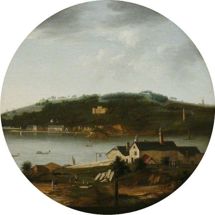 Order Oil Painting Replica A View of Mount Edgcumbe from Cremyll, 1769 by William Tomkins (1732-1792) | ArtsDot.com