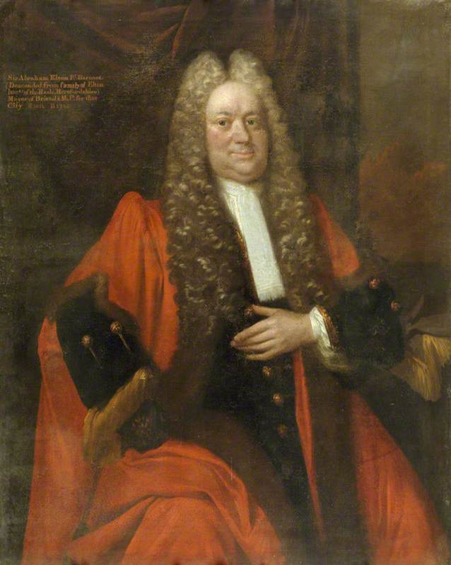 Order Oil Painting Replica Sir Abraham Elton (1654–1727), 1st Bt, MP, as Mayor of Bristol, 1710 by Johan Van Diest (1695-1757) | ArtsDot.com