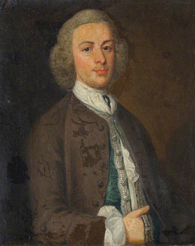 Order Oil Painting Replica Sir Jacob Downing (d.1764), 4th Bt by Henry Pickering (1720-1771) | ArtsDot.com