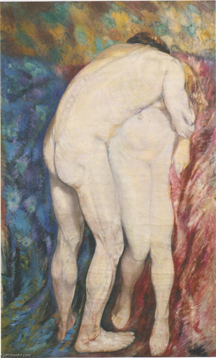 Order Oil Painting Replica Man and Pregnant Woman, 1914 by Aksel Waldemar Johannessen (1880-1922) | ArtsDot.com
