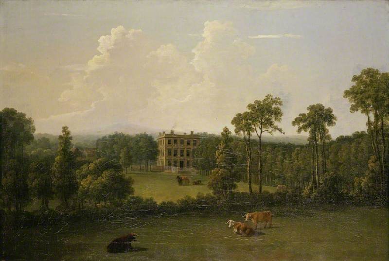 Buy Museum Art Reproductions Ashby Lodge, Northamptonshire, 1765 by Nicholas Thomas Dall (1706-1776) | ArtsDot.com