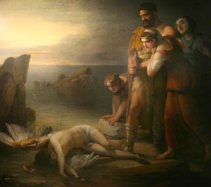 Buy Museum Art Reproductions Icarus after His Fall, Found on the Sea Shore by Henry Thomson (1773-1843) | ArtsDot.com