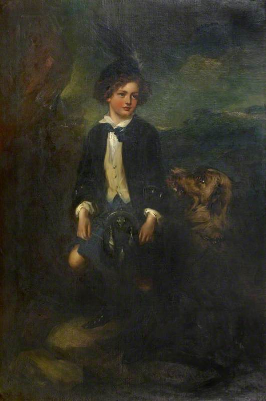 Order Art Reproductions William (1845–1893), 12th Duke of Hamilton, as a Boy by Richard Buckner (1812-1883) | ArtsDot.com