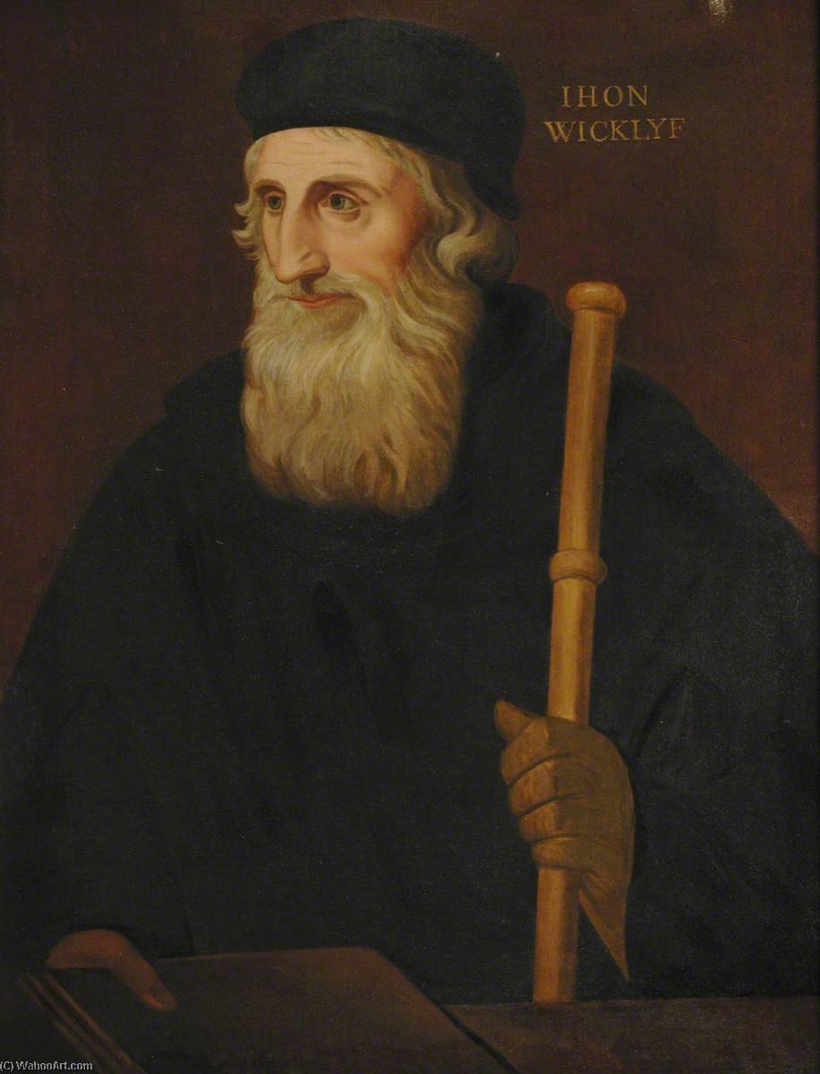 Order Art Reproductions John Wycliffe (c.1330–1384), 1828 by Thomas Kirkby (1775-1847) | ArtsDot.com