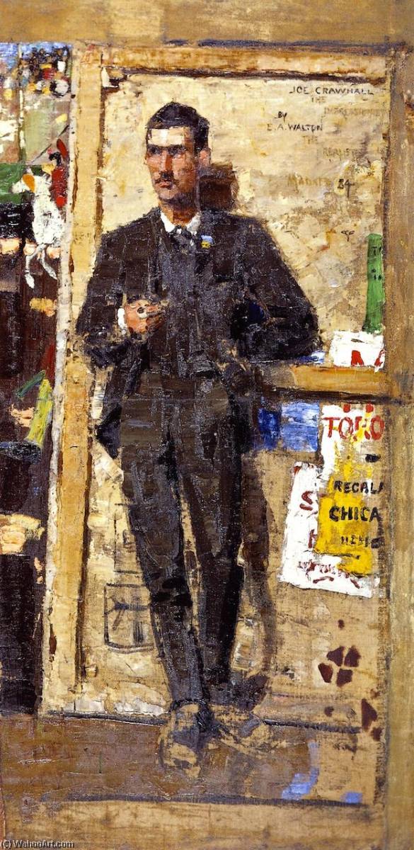 順序 絵画のコピー ジョセフ・クロール, 1884 バイ Edward Arthur Walton (1860-1922, United Kingdom) | ArtsDot.com