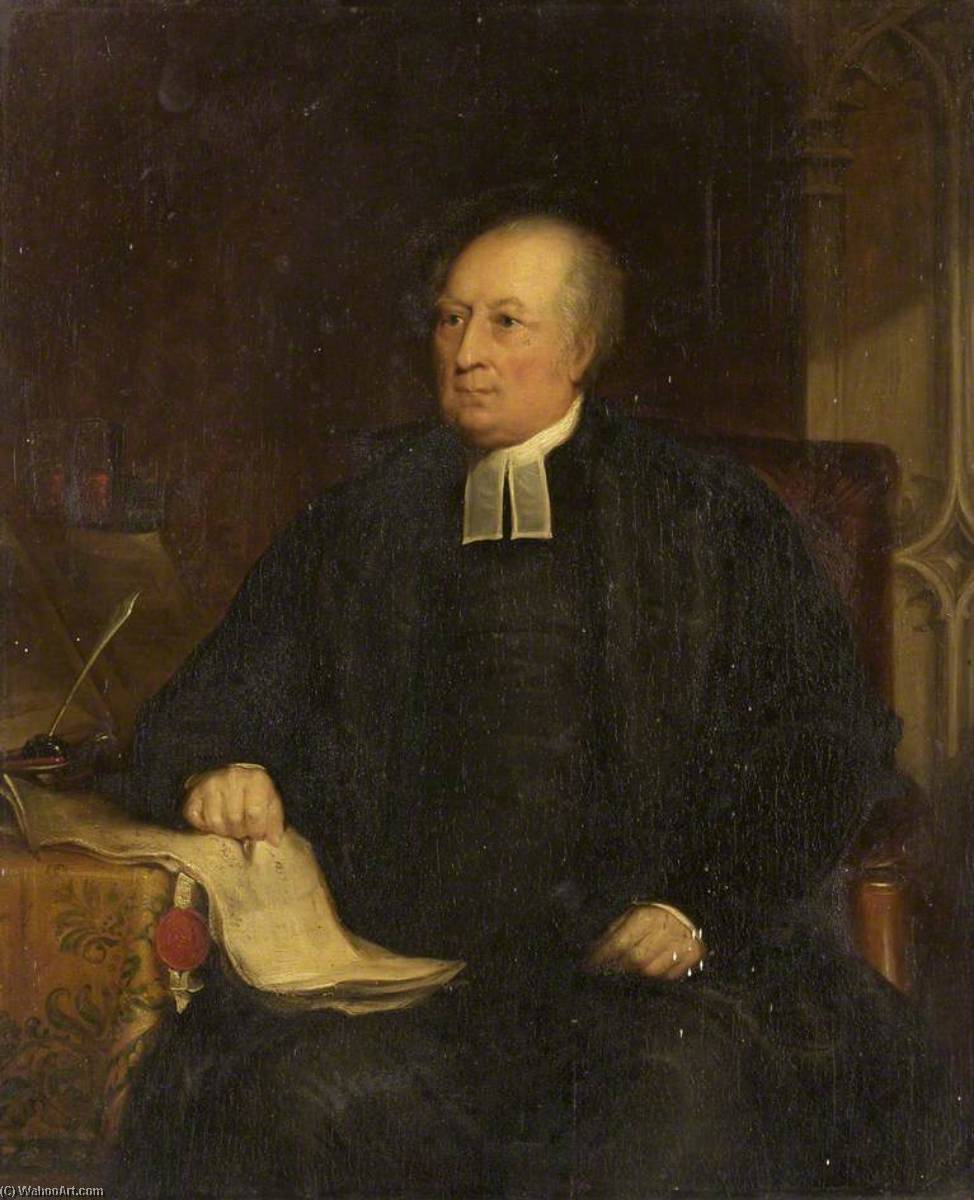 Order Art Reproductions Whittington Landon (1758–1838), Provost of Worcester College (1795–1838) by John Bridges (1818-1854) | ArtsDot.com