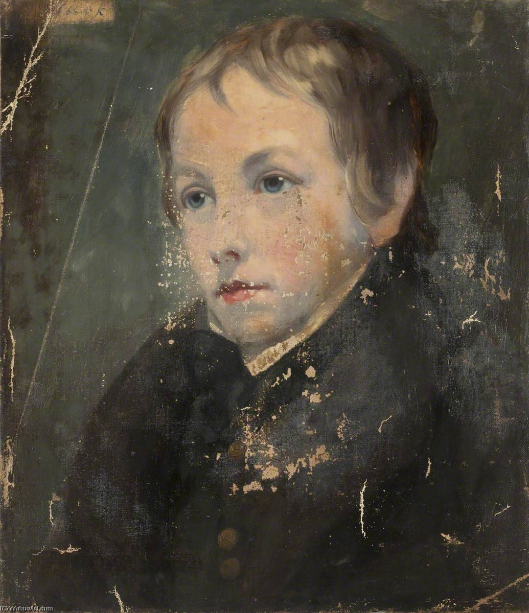 Order Oil Painting Replica Portrait of a Young Man, 1824 by Richard Augustus Clack (1801-1880) | ArtsDot.com