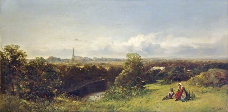 Buy Museum Art Reproductions Landscape, Sefton, Lancashire, 1848 by Robert Tonge (1823-1856) | ArtsDot.com