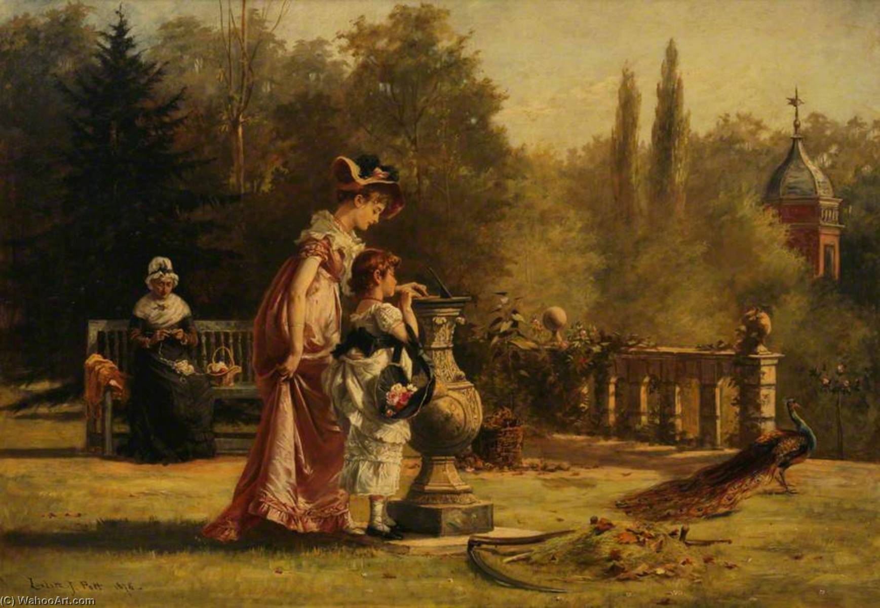 Order Paintings Reproductions Life is Like a Sundial, 1878 by Laslett John Pott (1837-1898) | ArtsDot.com