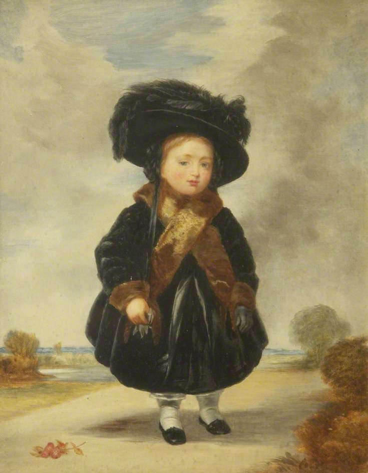 Order Oil Painting Replica Princess Victoria (1819–1901), Aged 4, 1904 by William Bright Morris (1844-1912) | ArtsDot.com