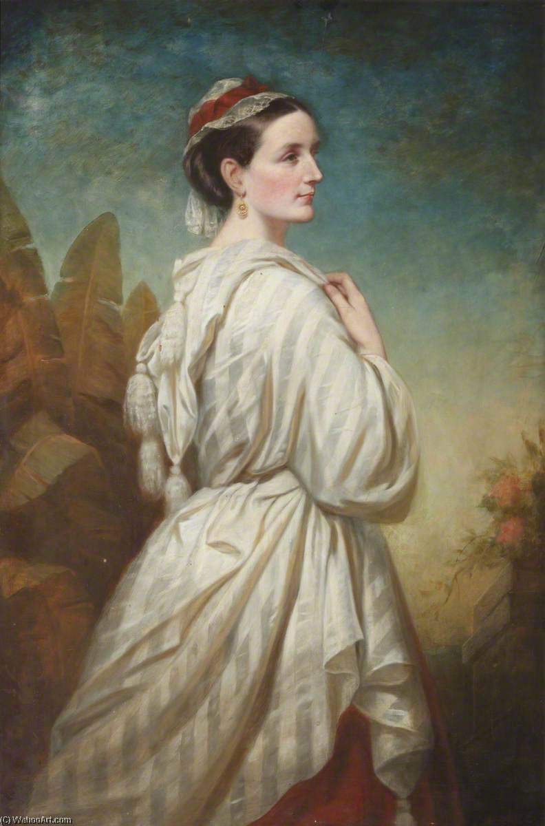 Pedir Reproducciones De Arte Isabella Arlosh (1835-1905) (mujer de James Arlosh y madre de Godfrey Arlosh) de William Salter Herrick (1807-1891) | ArtsDot.com