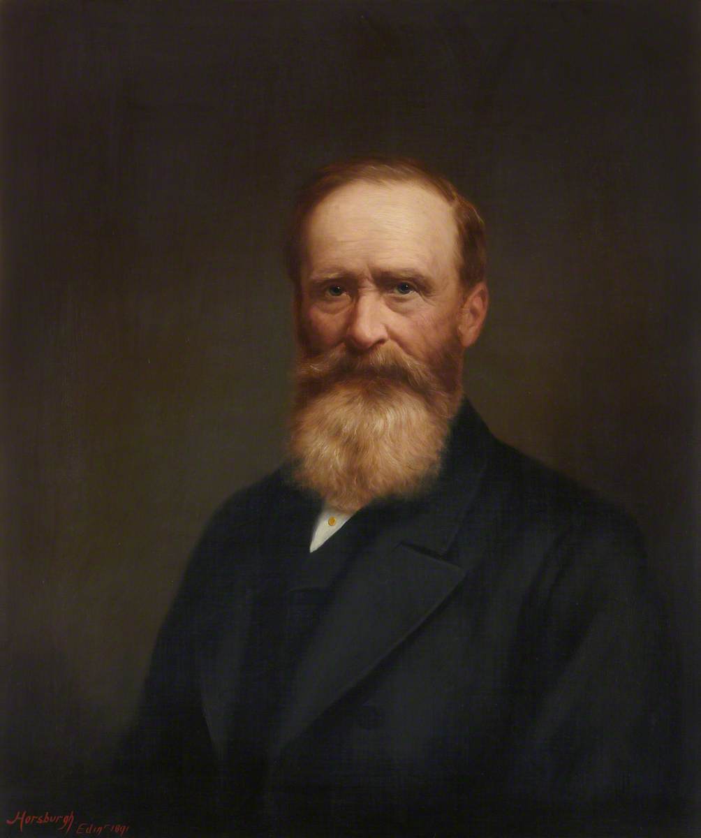 Order Oil Painting Replica Alexander White (1851–1901), Session Clerk, 1891 by John A Horsburgh (1835-1924) | ArtsDot.com
