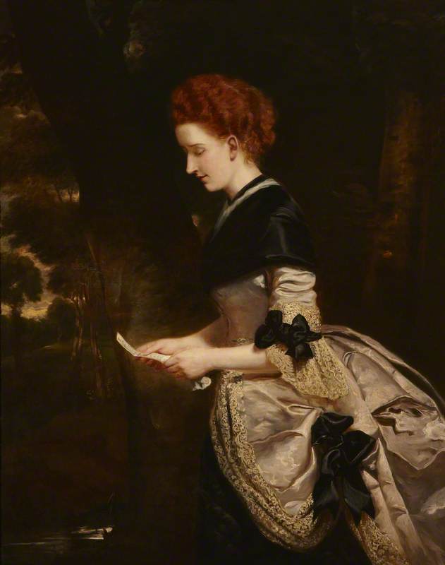 Order Paintings Reproductions Charlotte Marion Baird (1851 1852–1937), Countess of Enniskillen, 1873 by Henry Richard Graves (1818-1882) | ArtsDot.com