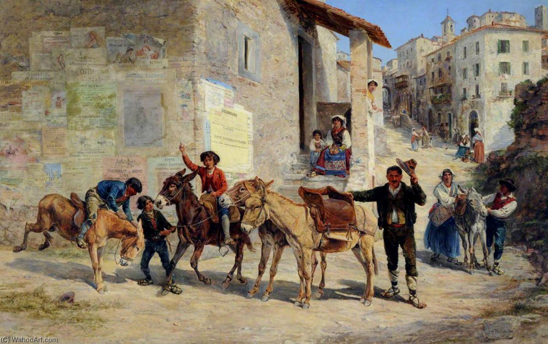Order Paintings Reproductions Continental Express, 1887 by Charles Poingdestre (1825-1905) | ArtsDot.com