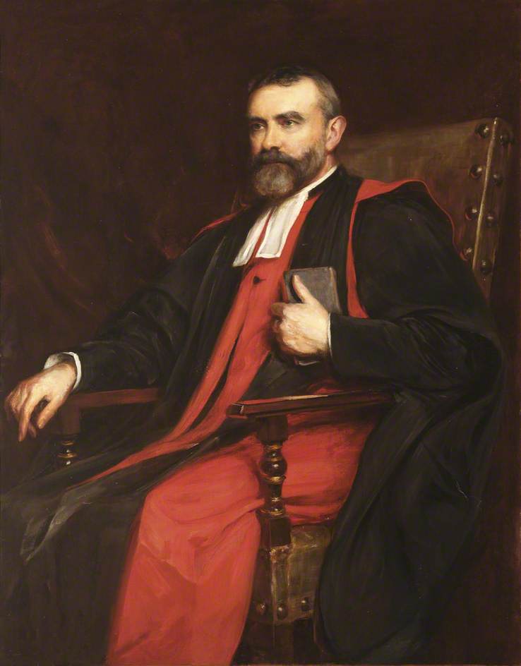 Order Oil Painting Replica Reverend Robert Wilson, DD, Warden (1889–1897), 1895 by Theodore Blake Wirgman (1848-1925) | ArtsDot.com