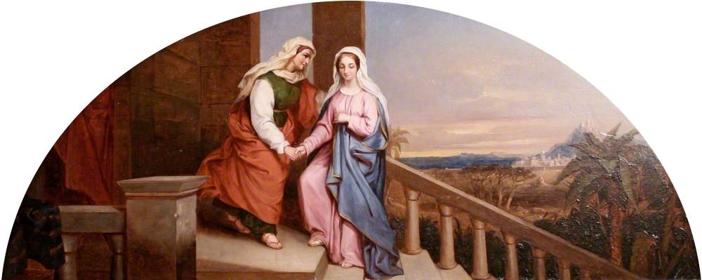 Buy Museum Art Reproductions St Anne and St Mary, 1844 by Willes Maddox (1813-1853) | ArtsDot.com