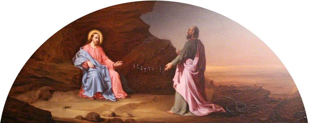 Ordinare Riproduzioni D'arte La tentazione nel selvaggio, 1844 di Willes Maddox (1813-1853) | ArtsDot.com