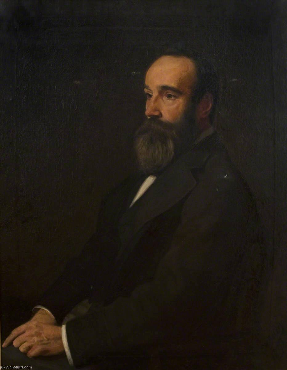 Order Art Reproductions John Mitchell, Esq., Provost of the Burgh of Helensburgh (1890–1903), 1891 by George W Baldry (1835-1929) | ArtsDot.com