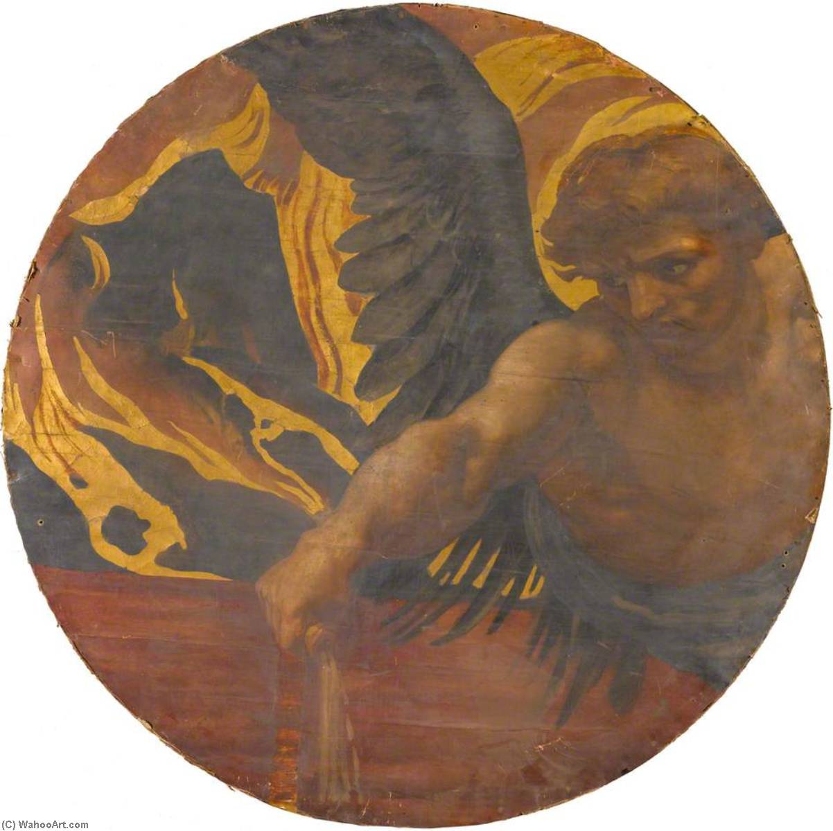 Order Artwork Replica Angel of the Apocalypse, 1869 by Hugh Hutton Stannus (1840-1908) | ArtsDot.com