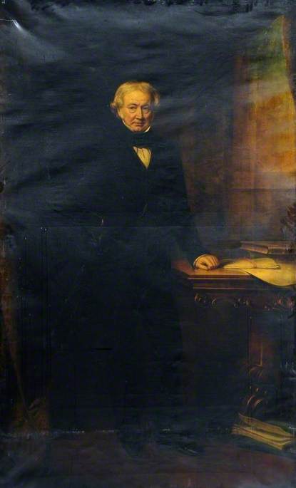 Order Oil Painting Replica George Hadfield (1787–1879) by James Godsell Middleton (1805-1874) | ArtsDot.com