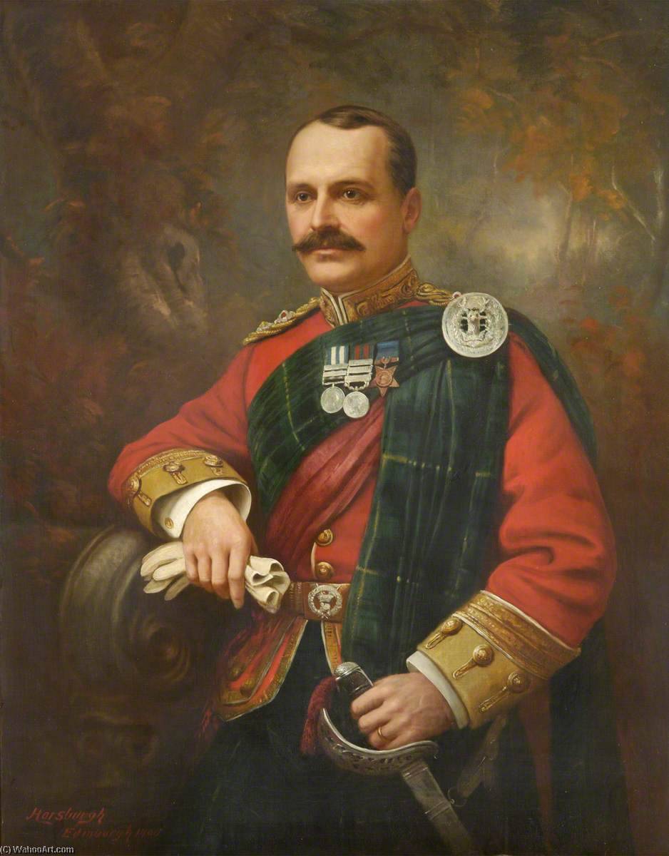 Order Art Reproductions Lieutenant Colonel G. T. F. Downman, 1900 by John Alfred Horsburgh (1835-1924) | ArtsDot.com