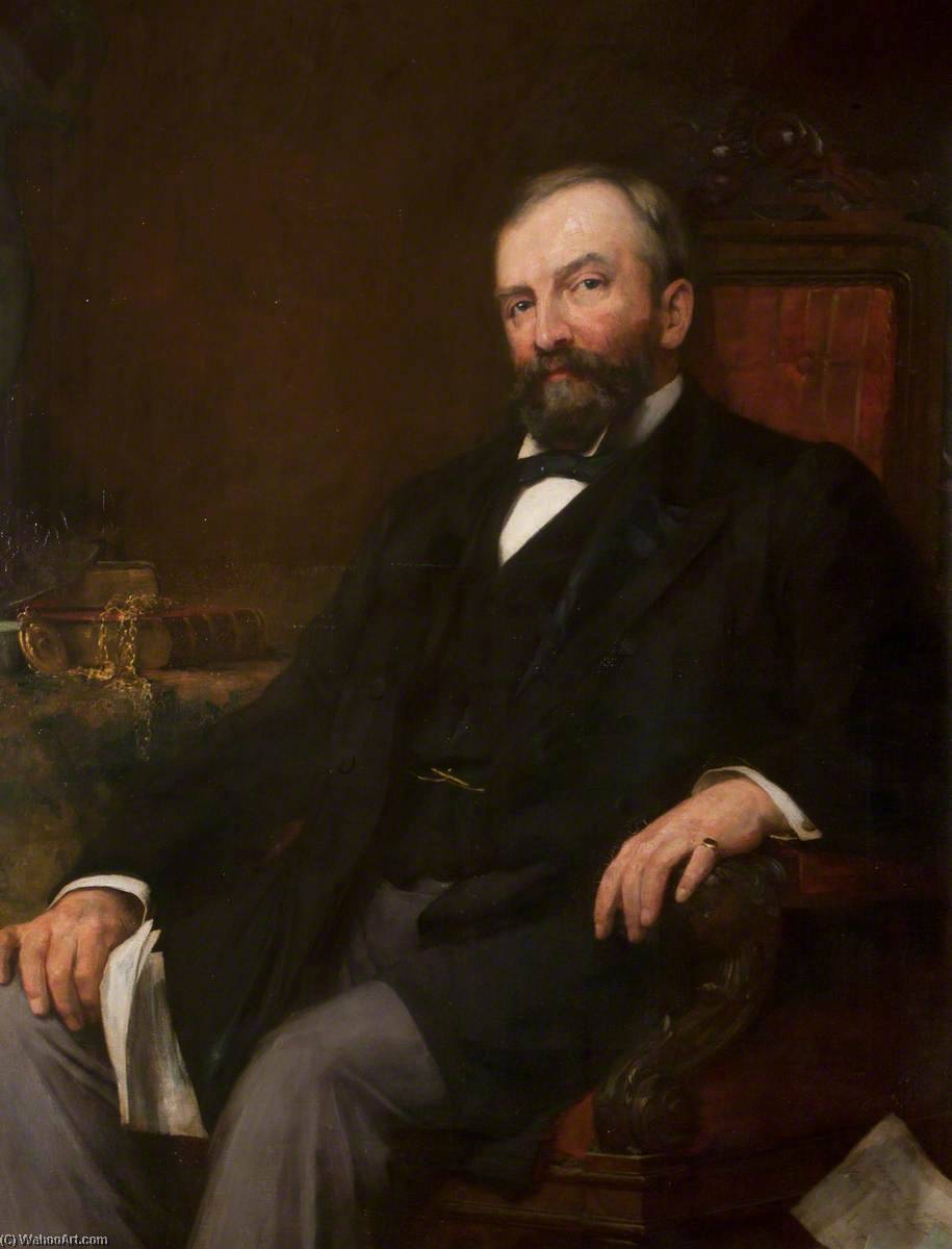 Order Art Reproductions Charles C. Connor, Mayor (1889–1890 1891) by William Gibbes Mackenzie (1857-1924) | ArtsDot.com