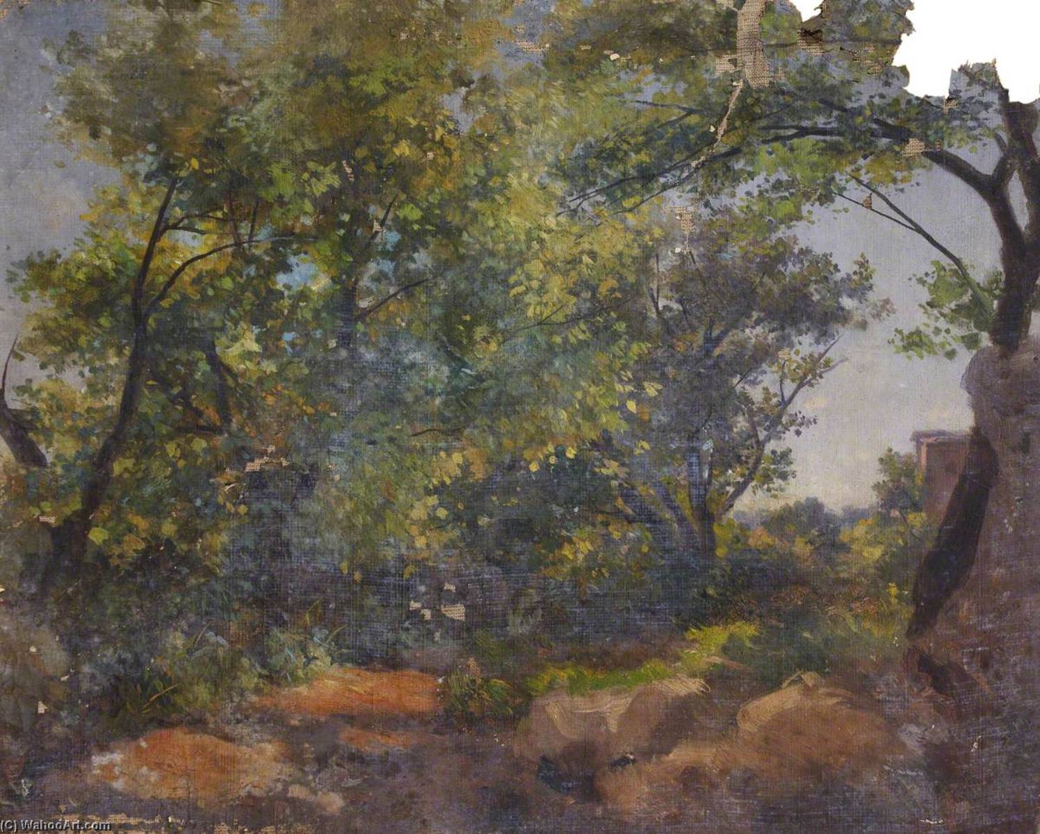 Buy Museum Art Reproductions Forest Landscape by Thomas Stuart Smith (1815-1869) | ArtsDot.com