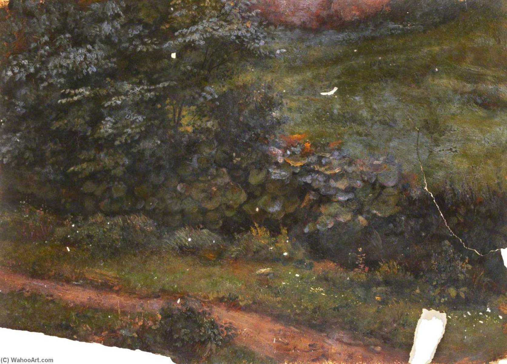 Order Oil Painting Replica A Shaded Path by Thomas Stuart Smith (1815-1869) | ArtsDot.com