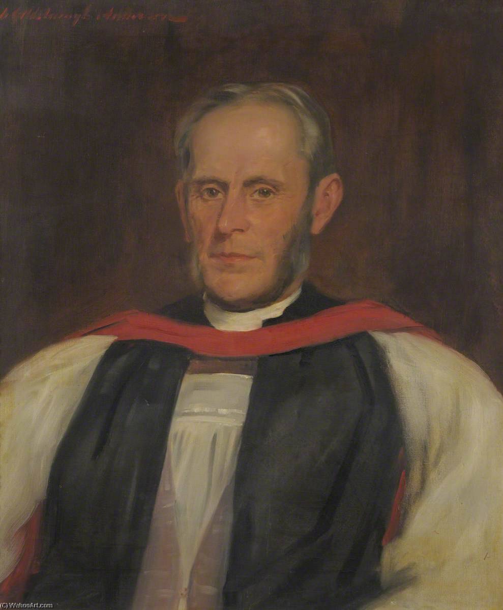 Order Oil Painting Replica George Forrest Browne (d.1930), Bishop of Bristol (1897–1914), Honorary Fellow (1897–1930), 1914 by Charles Goldsborough Anderson (1865-1936) | ArtsDot.com