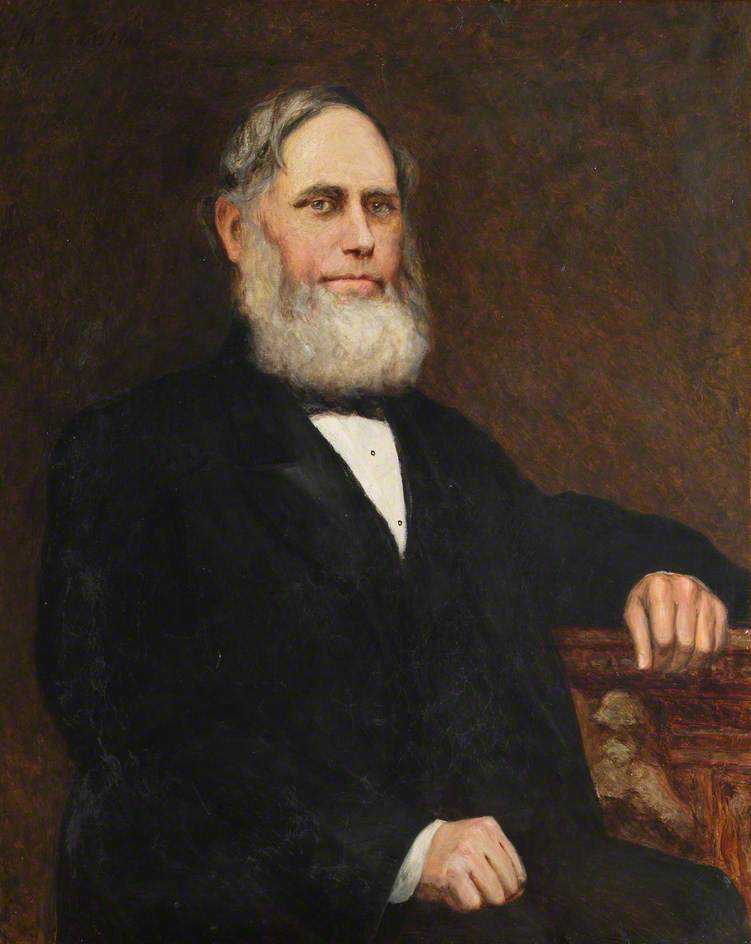 顺序 手工油畫 John Troutbeck, Deputy High Baliff for Westminster, Coroner (1888 -1912), 1893 通过 Marmaduke C William Flower (1849-1910) | ArtsDot.com