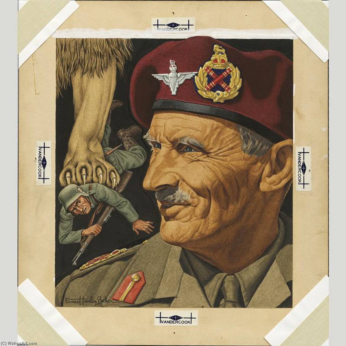 Buy Museum Art Reproductions Bernard Montgomery, 1944 by Ernest Hamlin Baker (Inspired By) (1889-1975) | ArtsDot.com