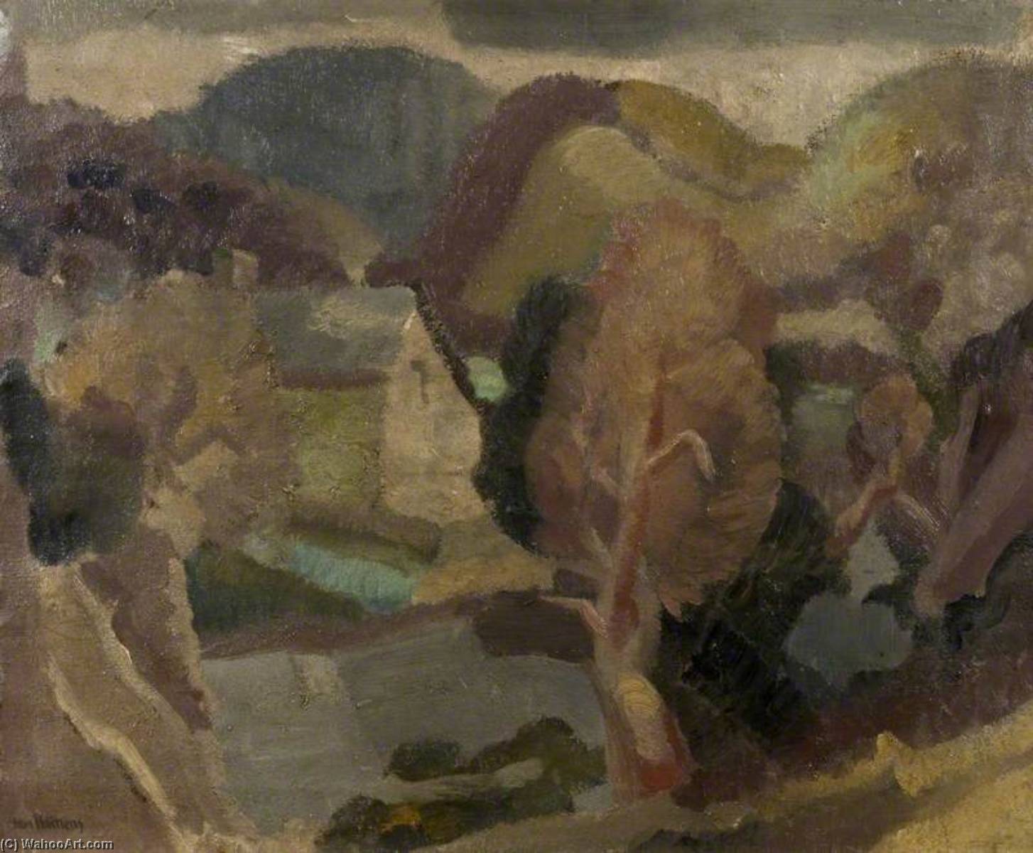 Order Oil Painting Replica The Miller`s Cottage, 1924 by Ivon Hitchens (Inspired By) (1893-1979) | ArtsDot.com