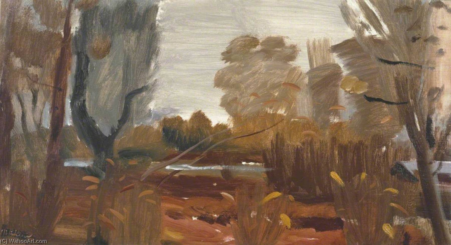 Order Oil Painting Replica Damp Autumn, 1941 by Ivon Hitchens (Inspired By) (1893-1979) | ArtsDot.com