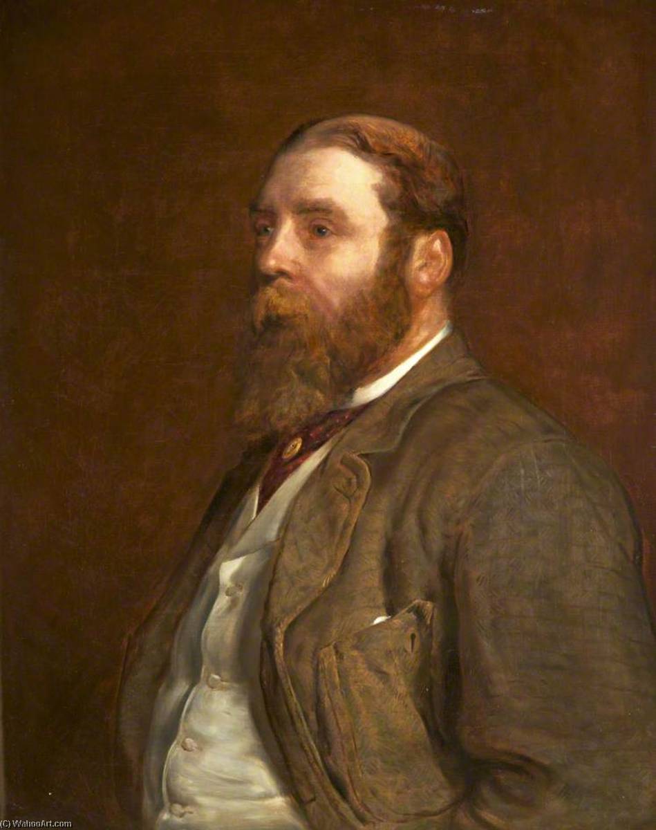 顺序 藝術再現 威廉·亨利·威尔斯爵士,议员(温特斯托克勋爵)(爱德华·约翰·格雷戈里的副本), 1910 通过 Beatrice Bright (1861-1940) | ArtsDot.com