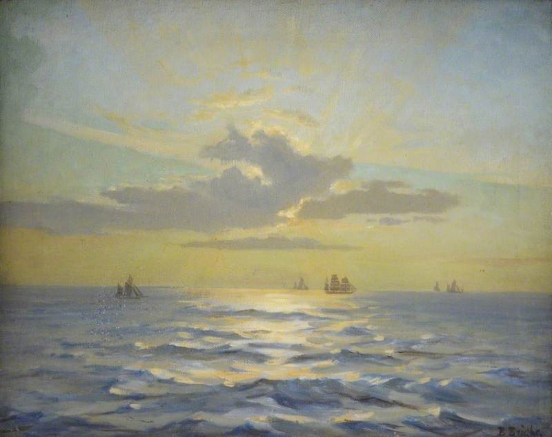 Buy Museum Art Reproductions Seascape by Beatrice Bright (1861-1940) | ArtsDot.com