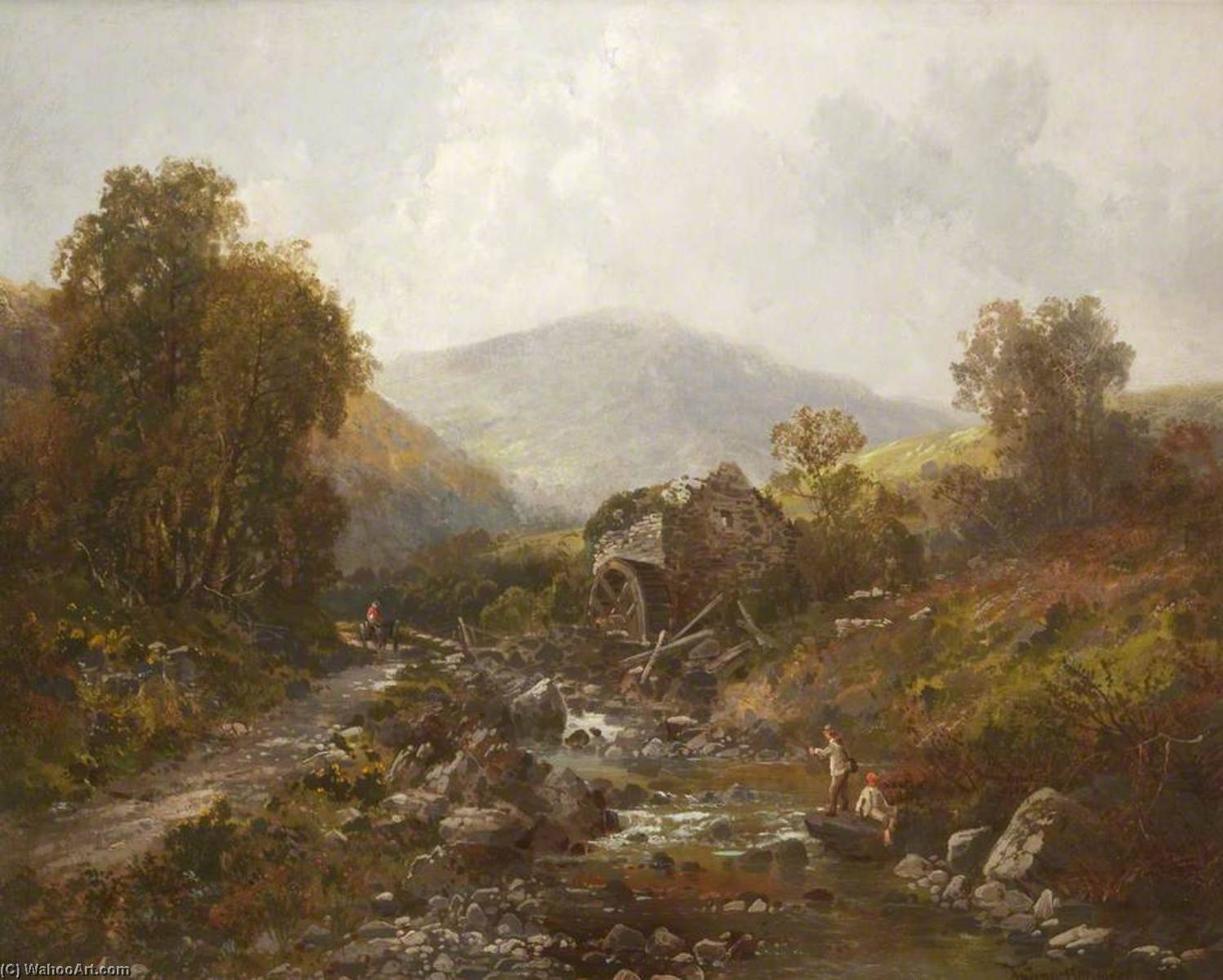 Ordem Reproduções De Pinturas Baldwin Mill por Franz Höpfner (1840-1893) | ArtsDot.com