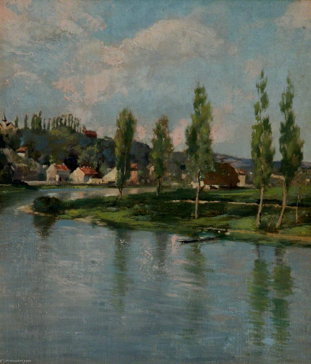 Order Art Reproductions River Scene by Francis E Chardon (1865-1925) | ArtsDot.com
