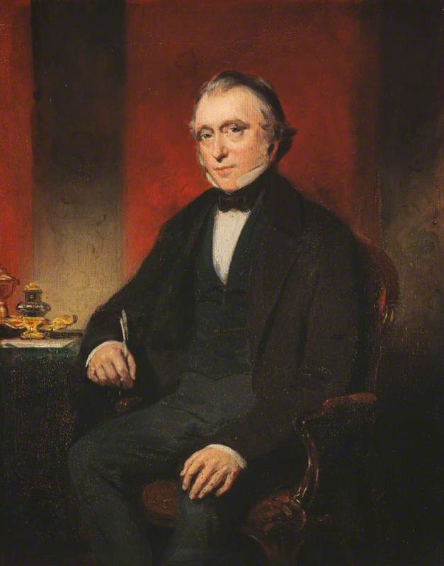 Order Oil Painting Replica Thomas Babington (1800–1859), 1st Baron Macaulay, Historian and Statesman, 1850 by John Watson Gordon | ArtsDot.com