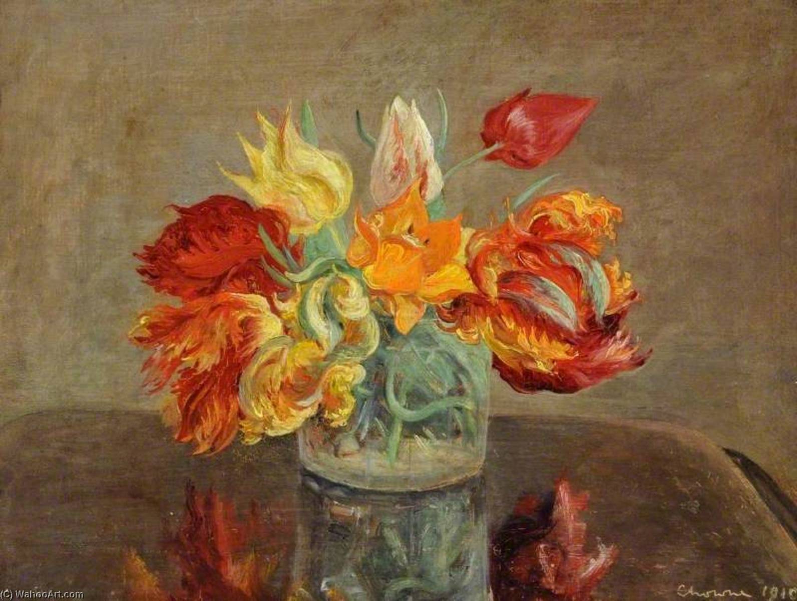 Buy Museum Art Reproductions Flower Study by Gerard Chowne (1875-1917) | ArtsDot.com