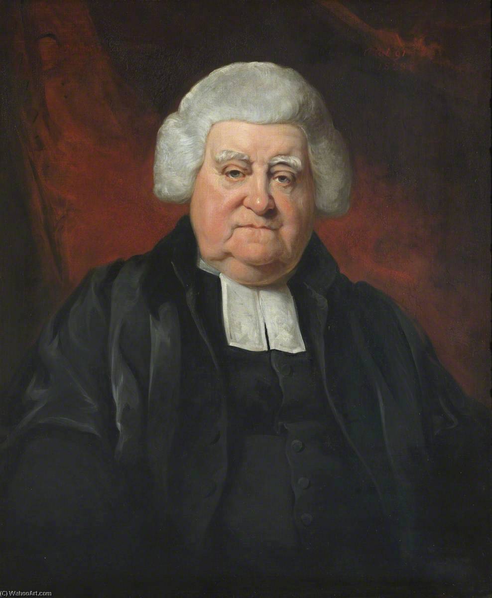 Buy Museum Art Reproductions The Reverend William Abbot (1733–1826), Fellow, 1823 by Joseph Clover (1779-1853) | ArtsDot.com