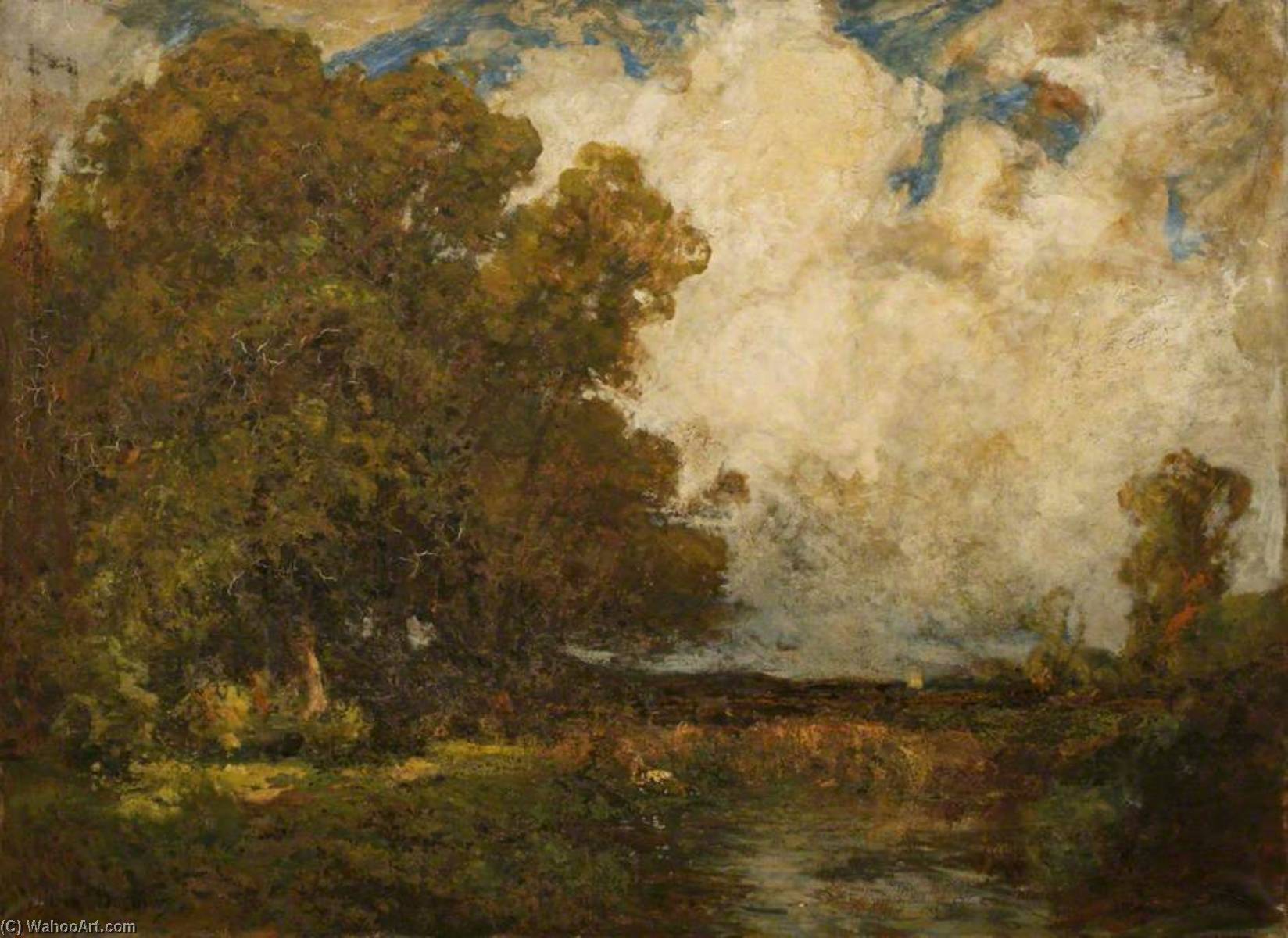 Order Art Reproductions Woodland Scene by John Noble Barlow (1861-1918, United Kingdom) | ArtsDot.com