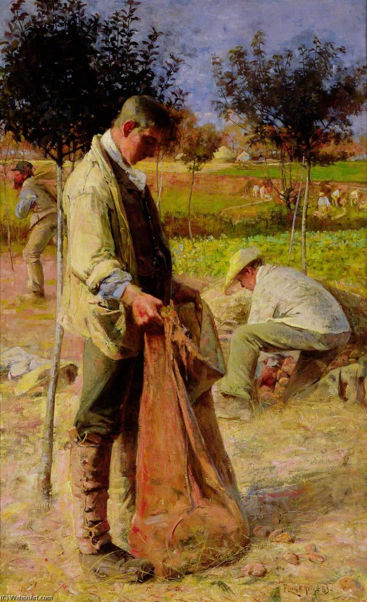 Order Oil Painting Replica Fieldworkers by Flora Macdonald Reid (1860-1938) | ArtsDot.com