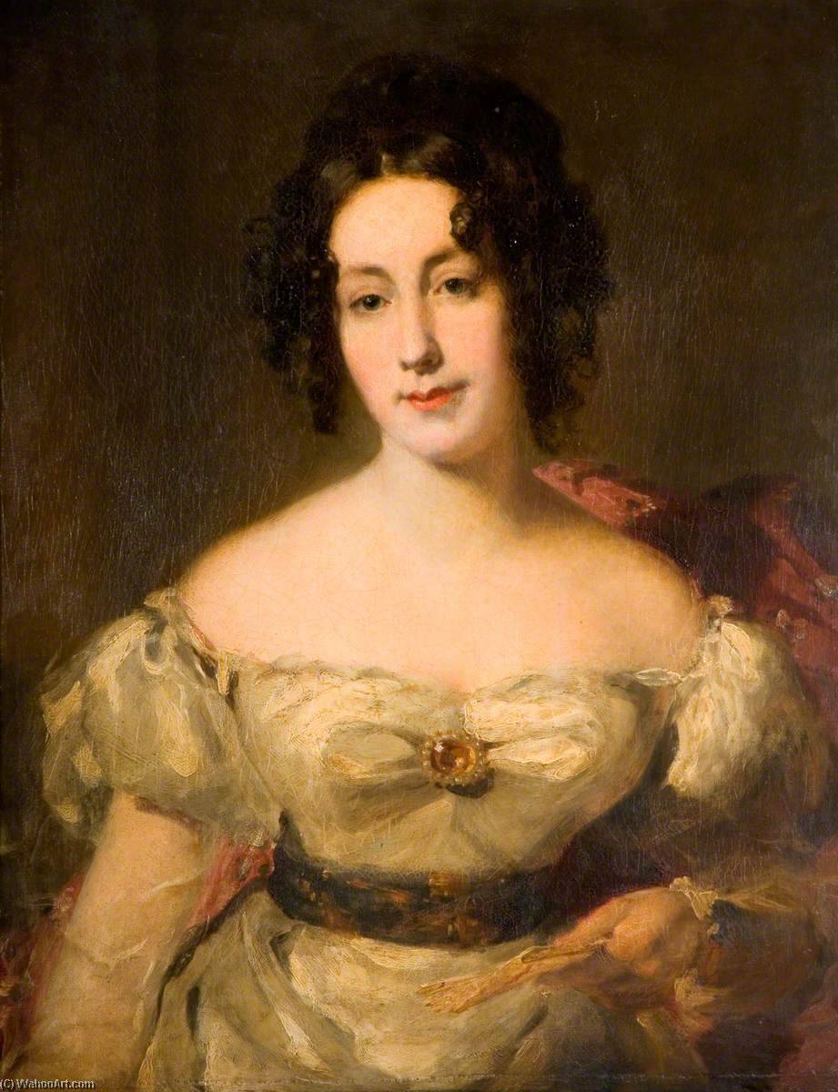 Order Art Reproductions Clarissa Isabella Hague (1798 1799–1869), 1830 by John Prescott Knight (1803-1881) | ArtsDot.com