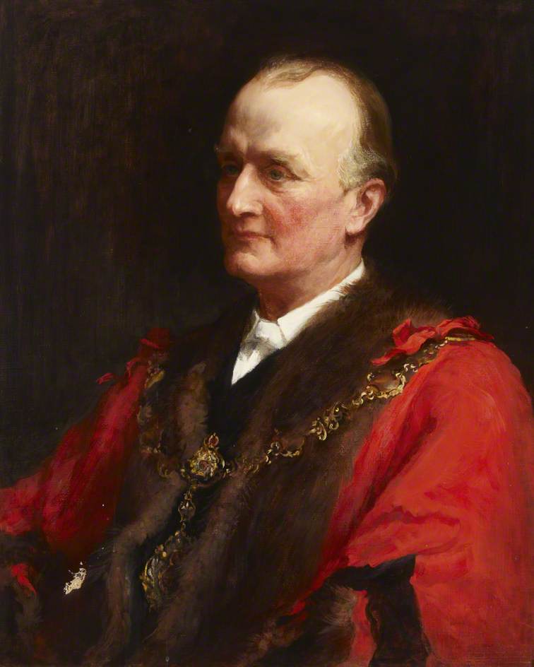 顺序 藝術再現 Right Reverend Bishop Russell Wakefield, Mayor of St Marylebone (1903-1904), 1903 通过 Catherine Ouless (灵感来自) (1879-1961) | ArtsDot.com