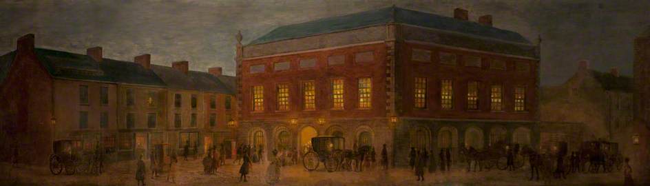 顺序 藝術再現 The Old Belfast Exchange, 1792, 1908 通过 Joseph W Carey (1859-1937) | ArtsDot.com