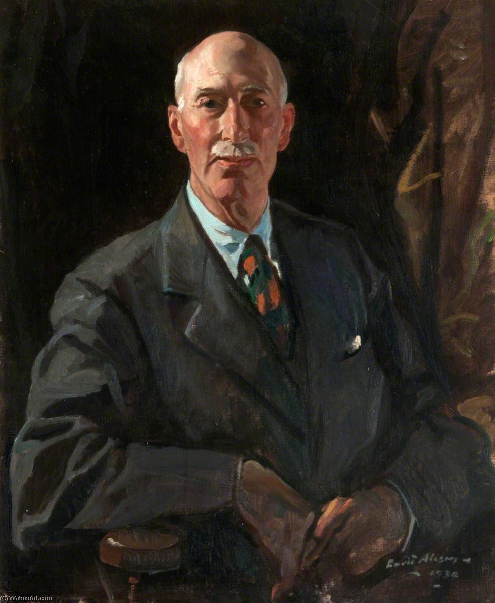 Buy Museum Art Reproductions Sir John Maxwell Stirling (1866–1956), Chairman of the Forestry Commission (1929–1932) by David Alison (Inspired By) (1882-1955) | ArtsDot.com