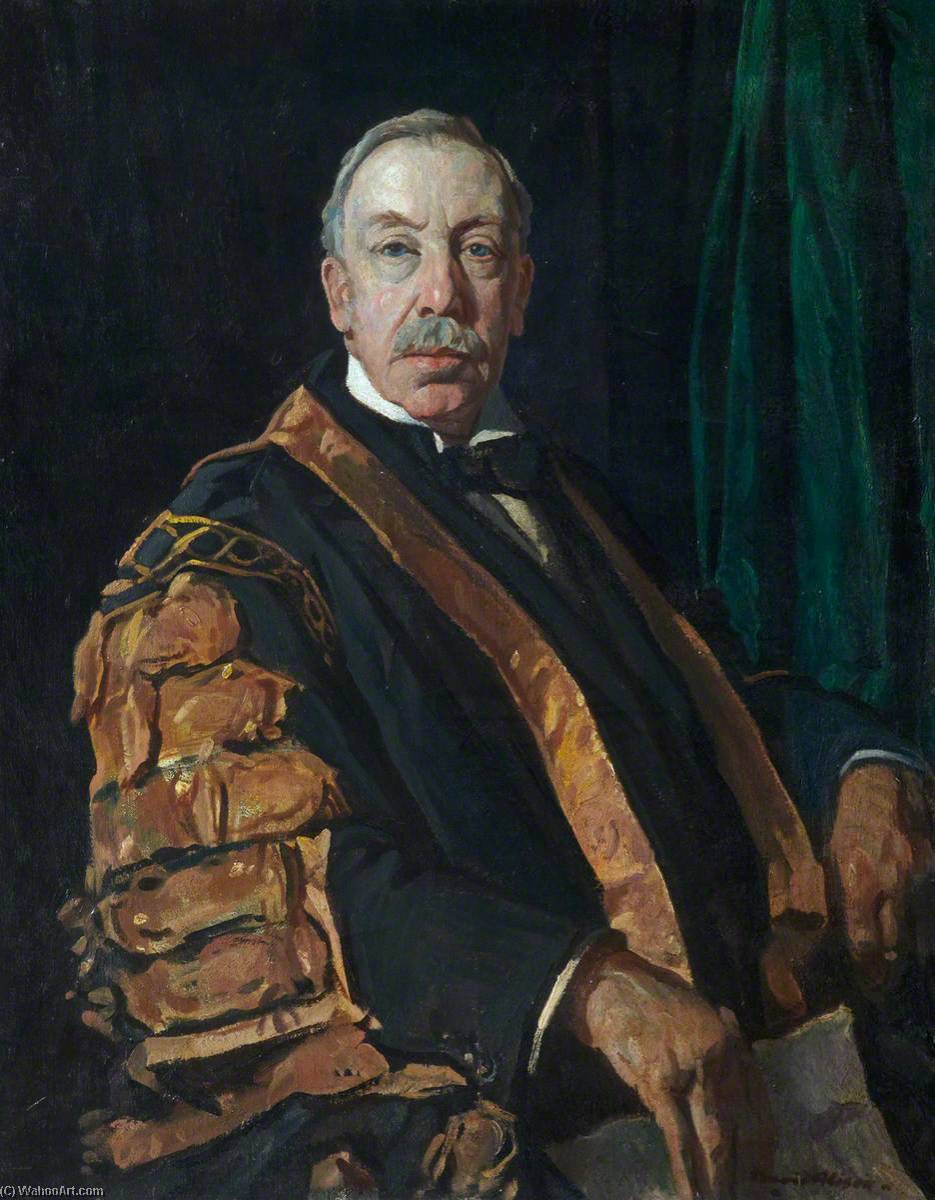 Order Oil Painting Replica Walter John Francis Erskine (1865–1955), 12th Earl of Mar and 14th Earl of Kellie by David Alison (Inspired By) (1882-1955) | ArtsDot.com
