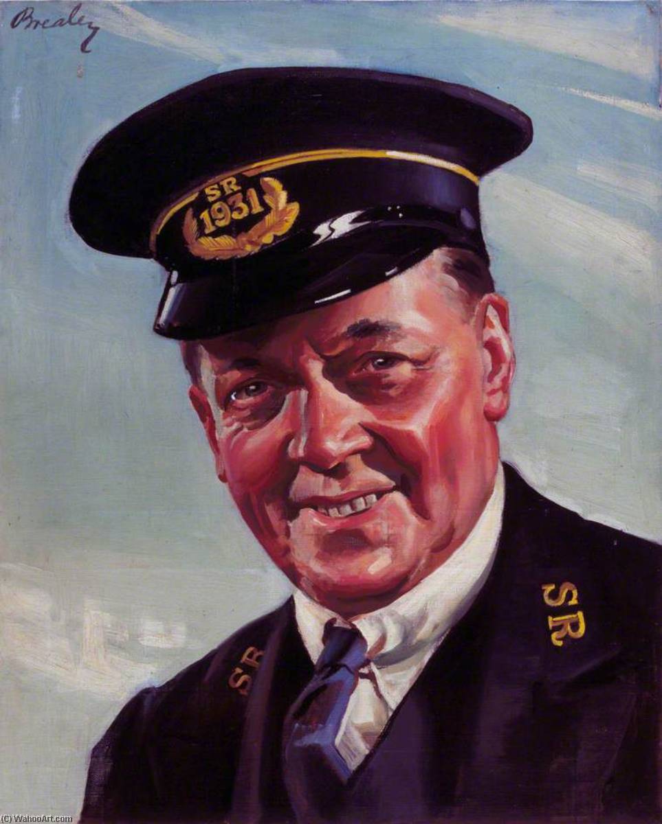 Order Paintings Reproductions Southern Railway Guard Sunny South Sam (Southern Railway poster artwork), 1931 by William Ramsden Brealey (1889-1949) | ArtsDot.com