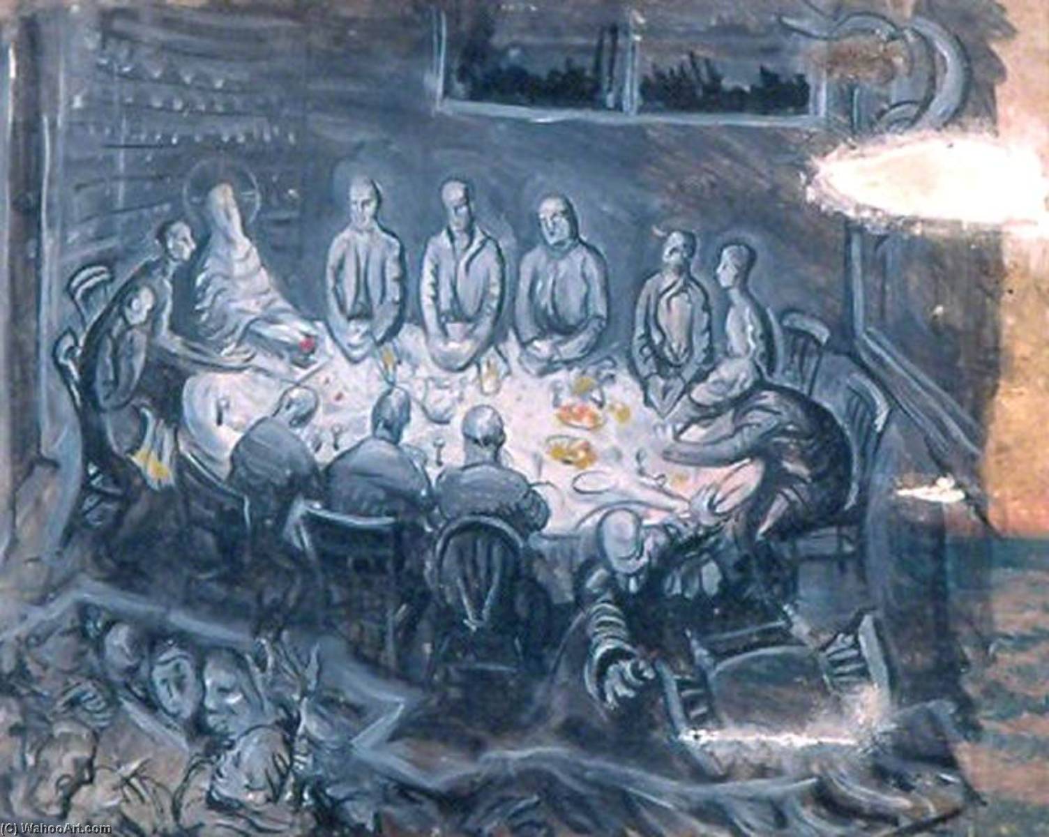 Order Art Reproductions The Last Supper (preparatory study), 1933 by Mark Lancelot Symons (1887-1935) | ArtsDot.com